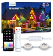 ANGELHALO Permanent Outdoor Lights,  155ft RGB-AI Smart String Lights 108 LED  picture
