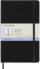 Moleskine Art Plus Sketchbook, Large, Plain, Black, Hard Cover (5 x 8.25) picture