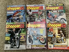 6 Vintage 1979 Street Chopper Motorcycle Magazines picture