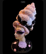Bella Luxe - Halloween 2026 Rockabilly Bride Of Frankenstein Sunglasses Bust HTF picture