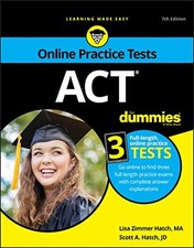 ACT For Dummies, with Online P - VERY GOOD picture
