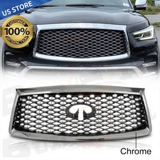 Chrome For 2018 2019 2020 2021 INFINITI QX80 GRILLE W/CAMERA GRILL 623106GW0A picture