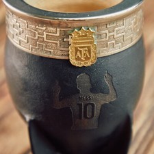 Taza/Mate Imperial Gourd AFA MESSI High Quality + Straw picture