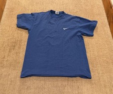 Vintage Nike USA T-Shirt Size Large Blue Made in USA picture