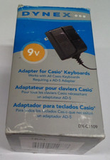 Dynex AD-5 AC Adapter for Select Casio Keyboard  Packaging has some aging AS PIC picture