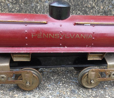 VINTAGE LIONEL PREWAR STANDARD GAUGE PENNSYLVANIA #15 TANKER TANK TRAIN CAR picture
