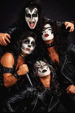 11x17 Kiss Poster Early 70s Paul Stanley With Bandit Make-up picture