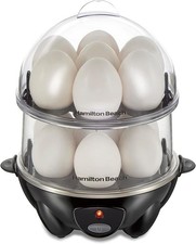 Hamilton Beach 3-in-1 Electric Egg Cooker  Holds 14, Black (25508) picture