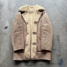 True vtg 70s Nordstrom’s best men’s shearling coat in size 42 picture