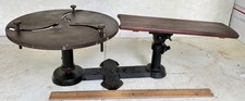 RARE antique 1916 LIMOGES Factory Worker ARTIST ARMREST old Detailing APPARATUS picture