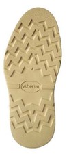 VIBRAM 4014 Cristy Cushion Unit Rubber Full Sole 1 Pair  Natural (Cream) picture