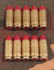 10MM SNAP CAPS  SET OF 10, BRASS AND RED, REAL 200gr WEIGHT picture