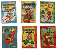 1950s Little Bear Osito Mini Children's Books Set of 6 Argentina Spanish Vintage picture