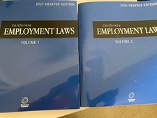 California Employment Laws  2025   2 vol  Thomson Reuters NEW picture