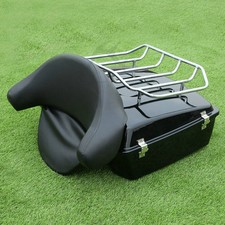 Chopped Pack Trunk Rack Fit For Harley Touring Street Road Glide 1997-2013 picture