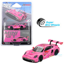 Mini GT 1:64 Porsche 911 GT3 R #77 AO Racing 2024 IMSA Road America #1052 picture