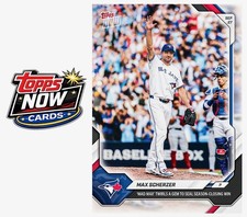 2026 Topps Now MLB #733 Max Scherzer Toronto Blue Jays - PRESALE picture