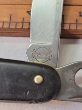 Vintage Pocket Knife Remington BANDIT USA Camp Knife Black 4 Blades picture