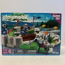 Playmobil Knights Fort Super Set 4014 Medieval Treasure Horse Soldiers NEW picture