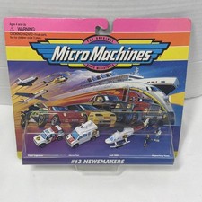 Galoob Micro Machines #13 Newsmakers Set 75030 Sealed - Minor Corner Crease picture