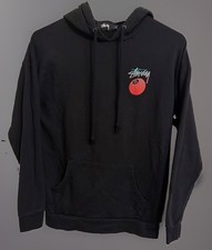 Stüssy: 8 Ball Graphic Hoodie, Hooded Sweatshirt Size XS, VTG Steet Wear picture