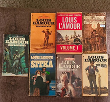 Louis L'Amour Lot of 7 Western Paperback Books  picture