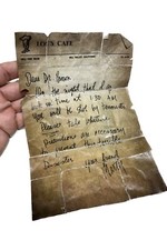 Back to the Future _ Aged Letter to Doc (REPLICA) picture