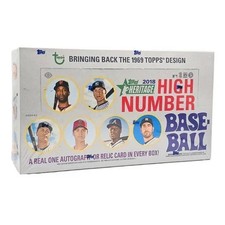 2018 Topps Heritage High Number Sealed Baseball Hobby Box picture