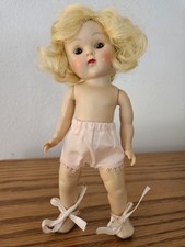 Early Vogue Strung Ginny Doll Lt. Blonde Brown Eyes ~ HIGH COLOR Ready to Dress picture