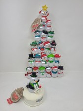 Hallmark Concert Snowman Tree Complete set with Conductor Tested Lights Music picture