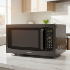 Elegant 1200W Microwave Oven with Eco Sensor & 13.6