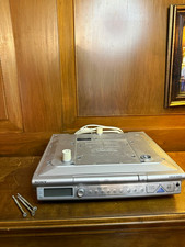 Sony ICF-CD543RM CD Clock Radio Mega Bass AM/FM Under the Counter Silver Type A picture