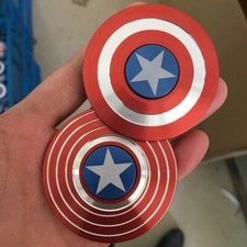 New Round American Captain Fingertip Gyro Shield Alloy Spinner Decompression picture
