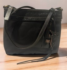 New Frye Retired Carson Black Supple Leather Crossbody Bag picture