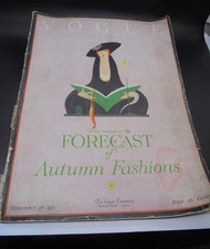 Vogue 1917 Magazine w/ Illustrations by Alice Little Complete w/ ALL pages picture