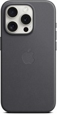 Genuine / Official Apple iPhone 15 Pro FineWoven Case / Cover - Black - New picture