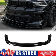 Fits 2022-2026 Dodge Durango SRT Hellcat Front Bumper Splitter Lip Glossy Black picture
