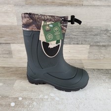 Kamik Snobuster 2 Kids Winter Boots Sz 1 Mossy Oak Break-Up Country Waterproof picture