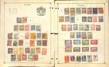 Hungary Stamp Collection on 38 Scott International Pages, 1871-1960 (BV) picture
