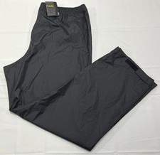 NWT Cabela's Mens Rain Stopper Pants 2XLT Big & Tall Black 42x33 Waterproof picture