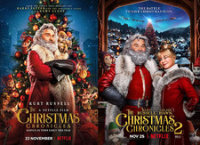 The Christmas Chronicles 1&2 ( DVD ) 2023 region free with box picture