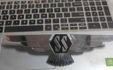 For Vintage SS Front Grill Radiator Hood Badge Emblem Brass Chrome picture