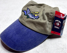 Vintage Louisville Bats MiLB River Bats hat Adams Khaki Purple New picture