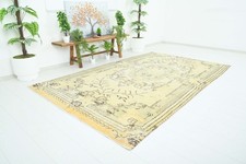 Turkish Area Rug 5x9 Hand-Knotted Vintage Narrow Oriental Carpet,594 picture
