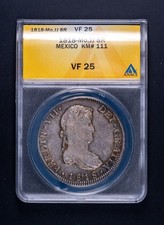 1817-Mo Mexico JJ 8R ANACS VF25 RB270 picture
