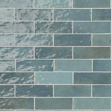 Kingston Turquoise 3 In. X 8 In. Glazed Ceramic Wall Tile (5.38 Sq. Ft./Case) picture