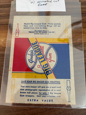 1936 Goudey Baseball Gum Wax Wrapper Big League Gum picture
