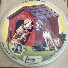 VOGUE PICTURE RECORD 78 R-718 In The Dog House Now / Sunday LULU BELLE & SCOTTY picture