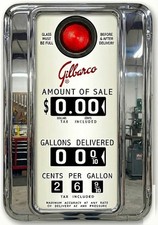 Gilbarco Gas Pump Face Sticker 14x10