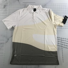 Oakley Golf Shirt Mens Large White Reduct Polo Hydrolix Colorblock FOA404357X picture